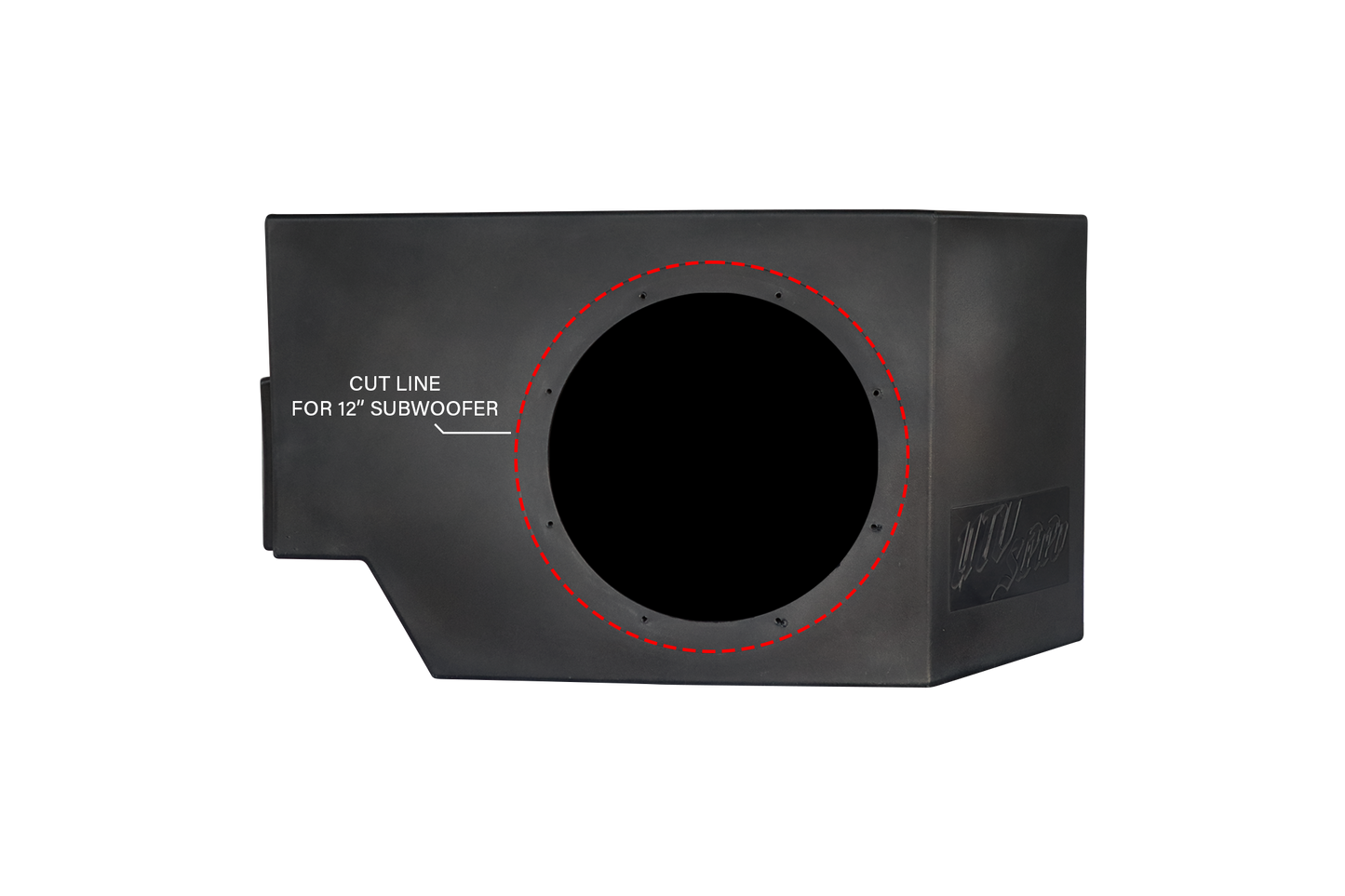 Can-Am® Defender HD10 1200W Single Side 10" Subwoofer Kit | UTVS-DEF-SUB-1200