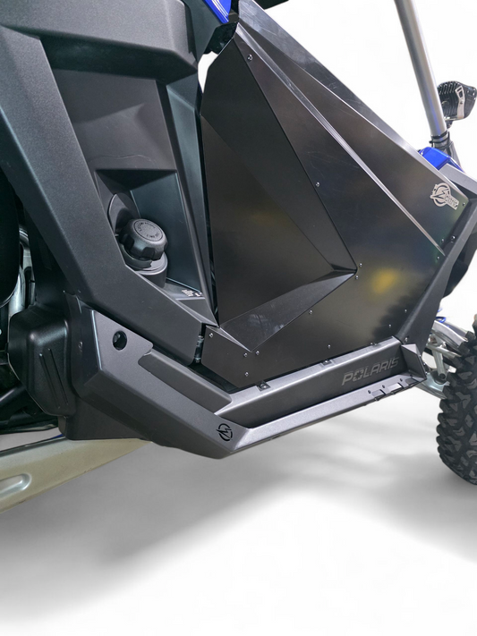 2020+ Polaris Rzr Pro XP, 2022+ Pro R/Turbo R, 2025+ Pro R/Pro S Rock Guards (2 Seat)