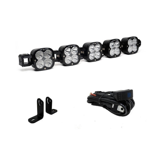 XL Pro Linkable Sport Roof Mount Kit 18-21 RZR Turbo S (Multi-Pattern, Clear) Baja Designs