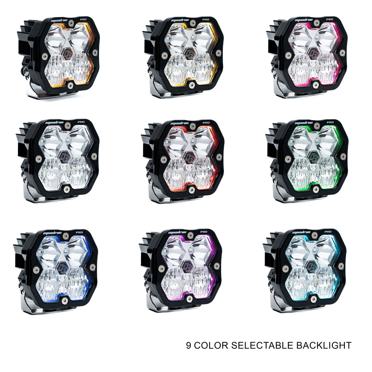 Squadron 2.0 Pro Black LED Auxiliary Light Pod Pair
