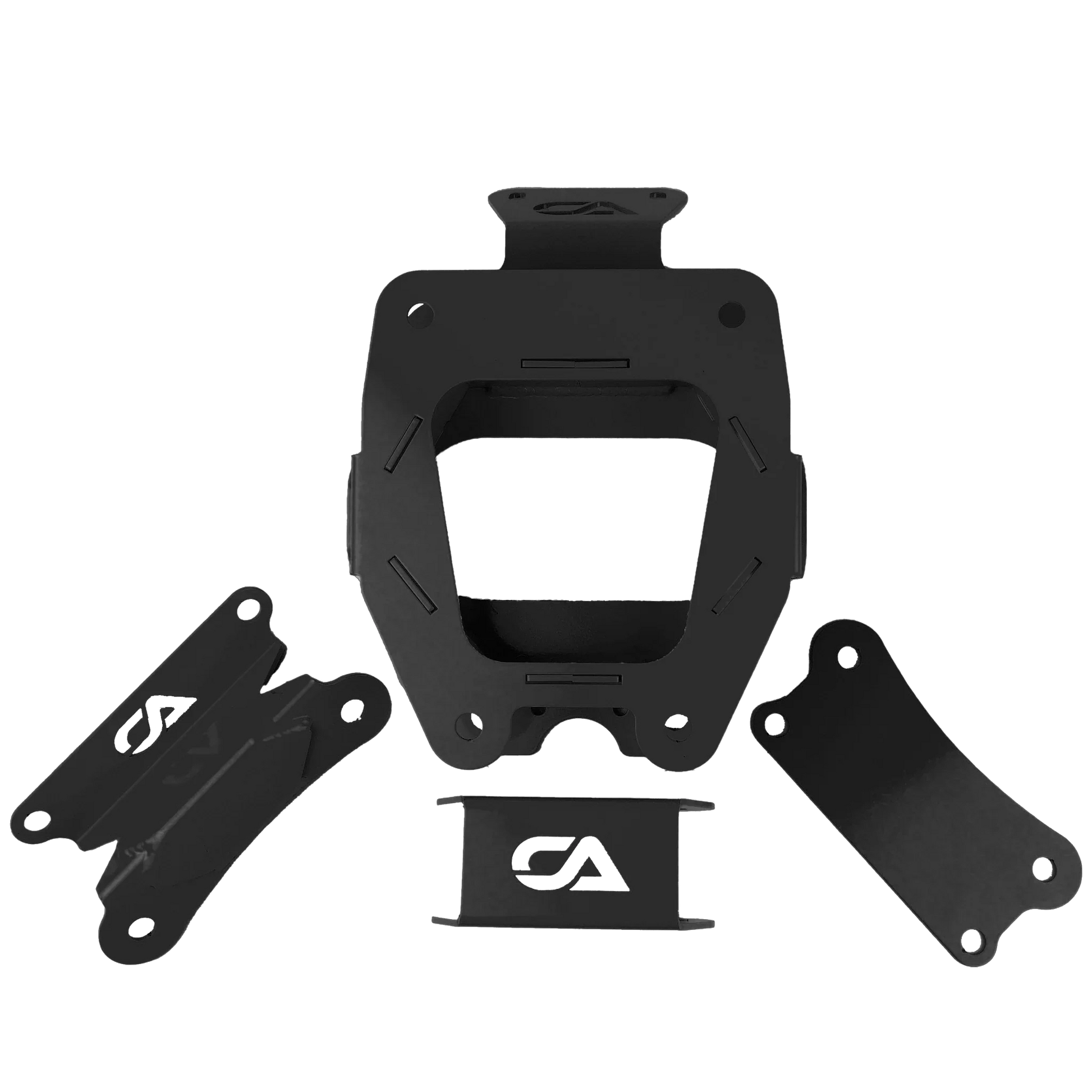 Front Double Shear Gusset Kit For Can Am Maverick X3 By CA Tech Black front-double-shear-gusset-kit-for-can-am-maverick-x3-by-ca-tech-black