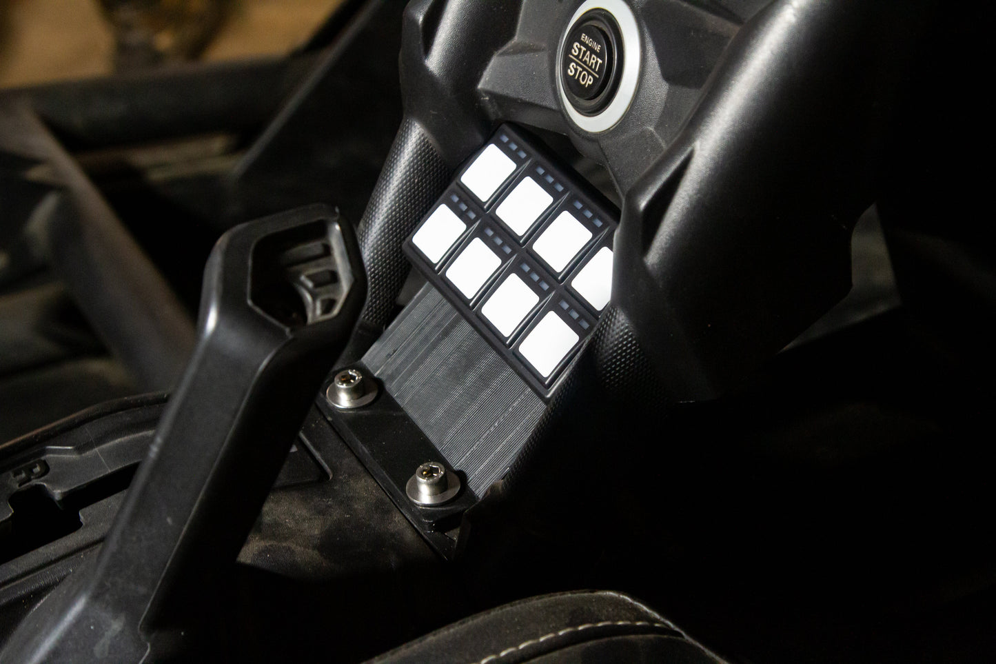 WSRD Motec 8 Button Keypad Mount | Can-Am X3