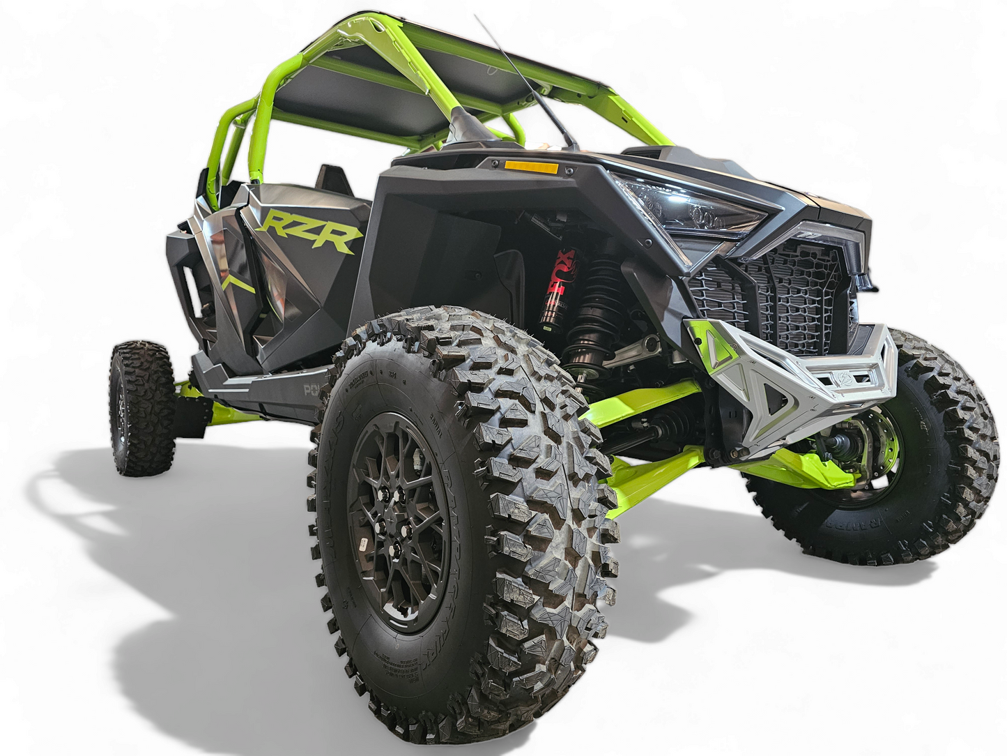 2022-2026 Polaris RZR Pro R, Pro S, Turbo R Machined Billet Front Winch Bumper (Clear Anodize)