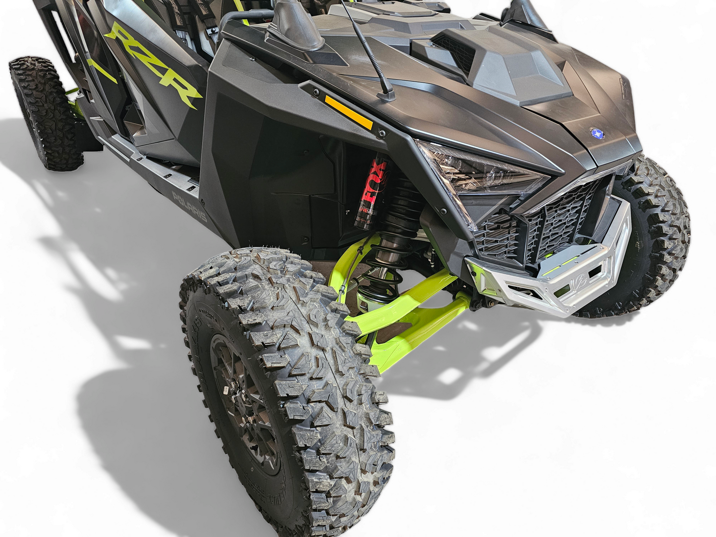 2022-2026 Polaris RZR Pro R, Pro S, Turbo R Machined Billet Front Winch Bumper (Clear Anodize)