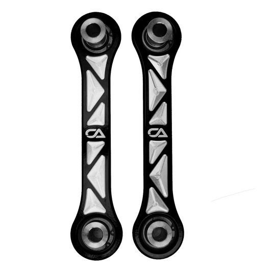 Billet Rear Sway Bar Link Set for Can-Am Maverick X3 by CA Tech, Black