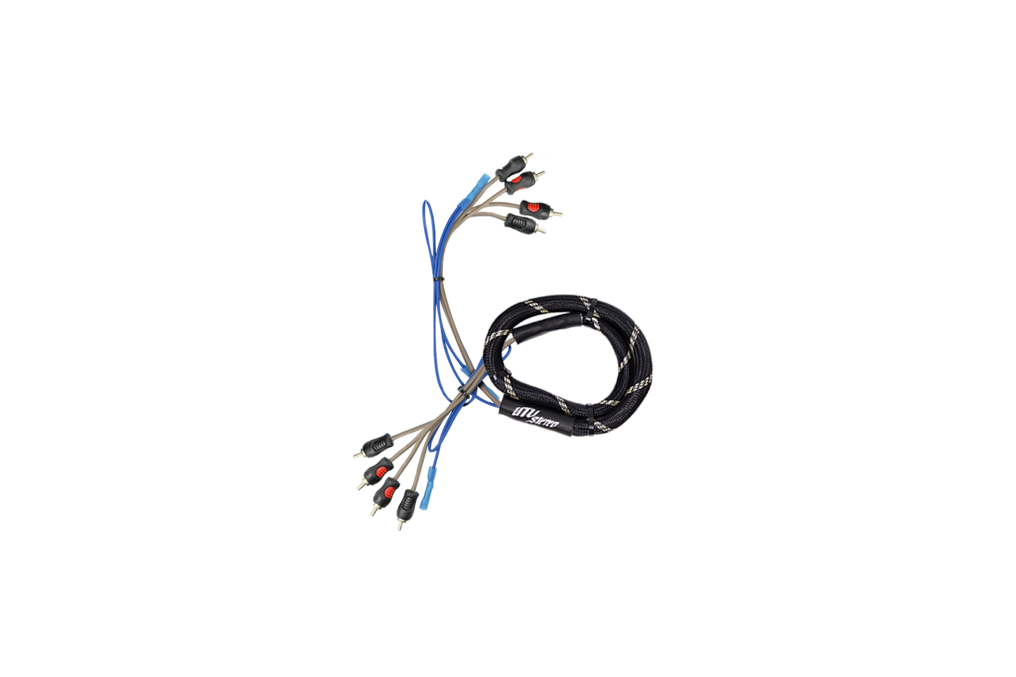 UTV Stereo 4-Channel RCA Harness - Front, Subwoofer + Remote | UTVS-HRN-RCA-2
