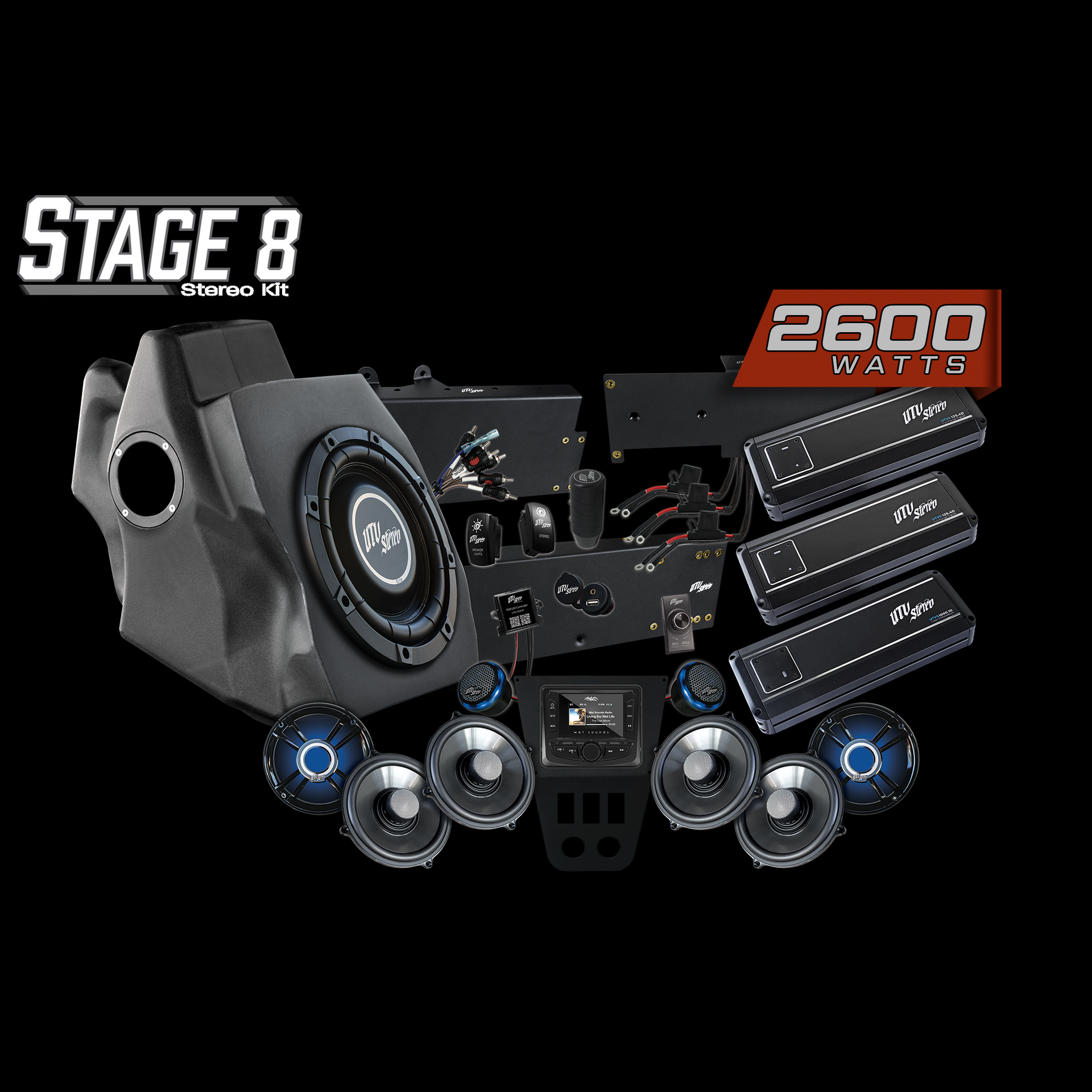 20-'24 Polaris RZR Stage 8 Stereo Kit | Pro Series - Signature