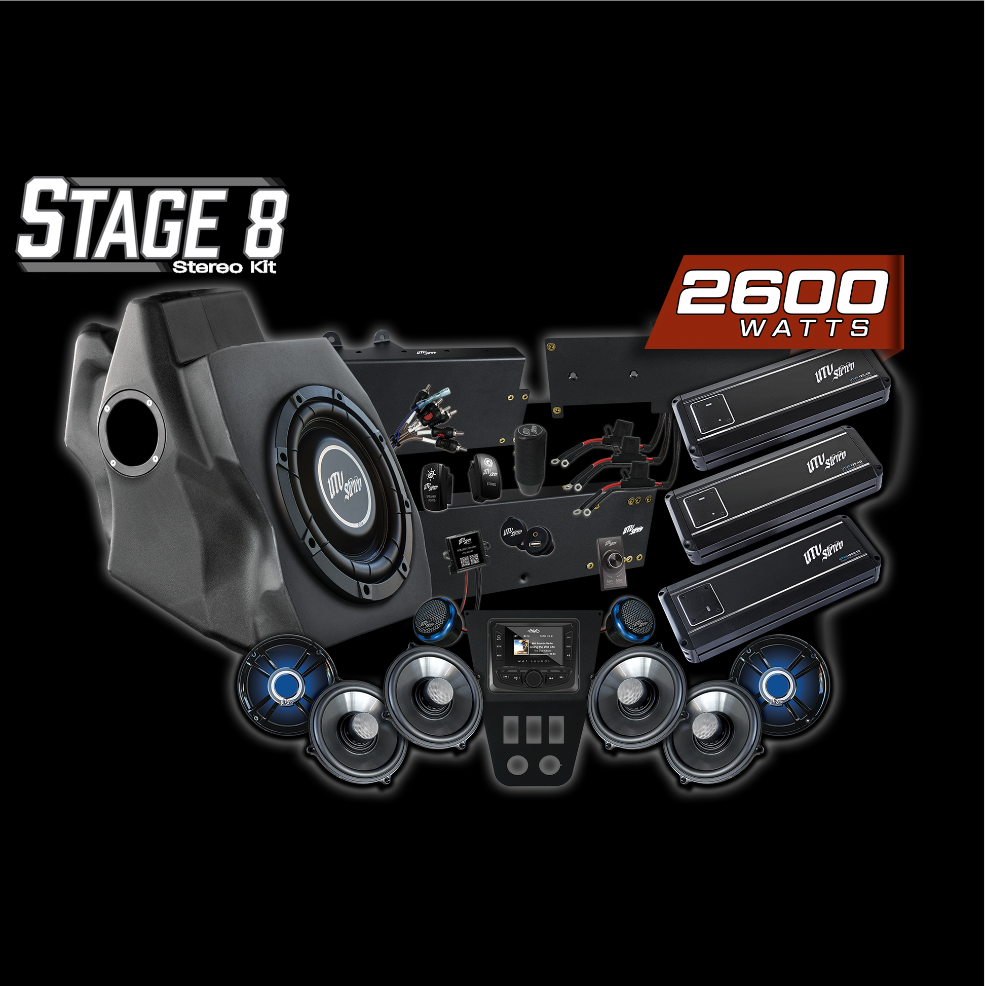 20-'24 Polaris RZR Stage 8 Stereo Kit | Pro Series - Signature
