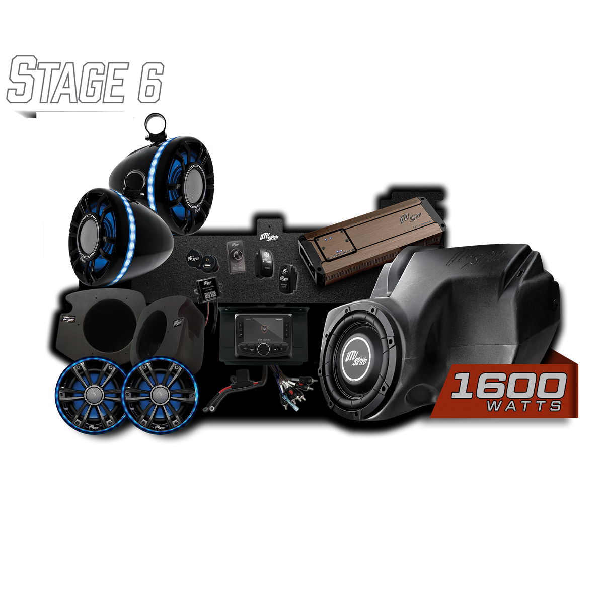 Custom Rzr Stereo Polaris RZR Stage 6 Stereo Kit | Elite Series | UTV Stereo – T-KLAN ...